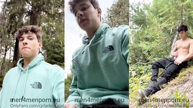 CJClarkofficial – Got so horny while camping that I went and jerked off in the woods.