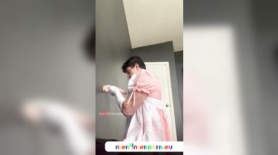CJClarkofficial – PINK MAID COSTUME!!!