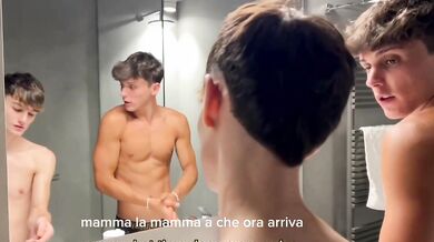 sexysamu – LITTLE STEPBROTHER (First Gay Blowjob) w/@elias.twink