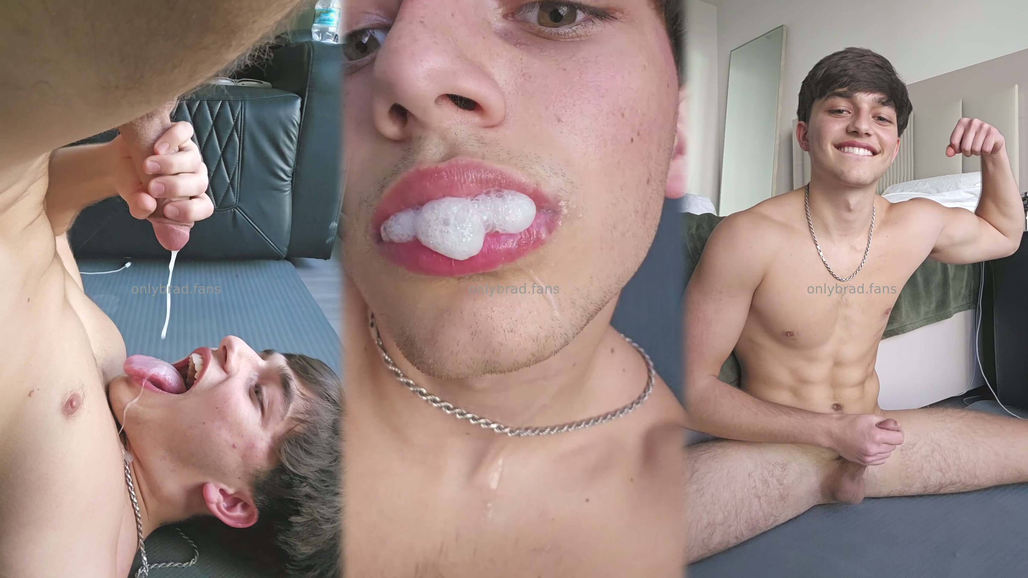 MUST WATCH - Braden Sherota ( flowasthetao ) TASTES and SWALLOWS his own cum