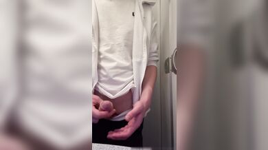 Italian Boy Almost Caught Jerking Off On A Plane