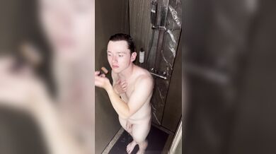 Charlescrv Jacks Off In The Shower