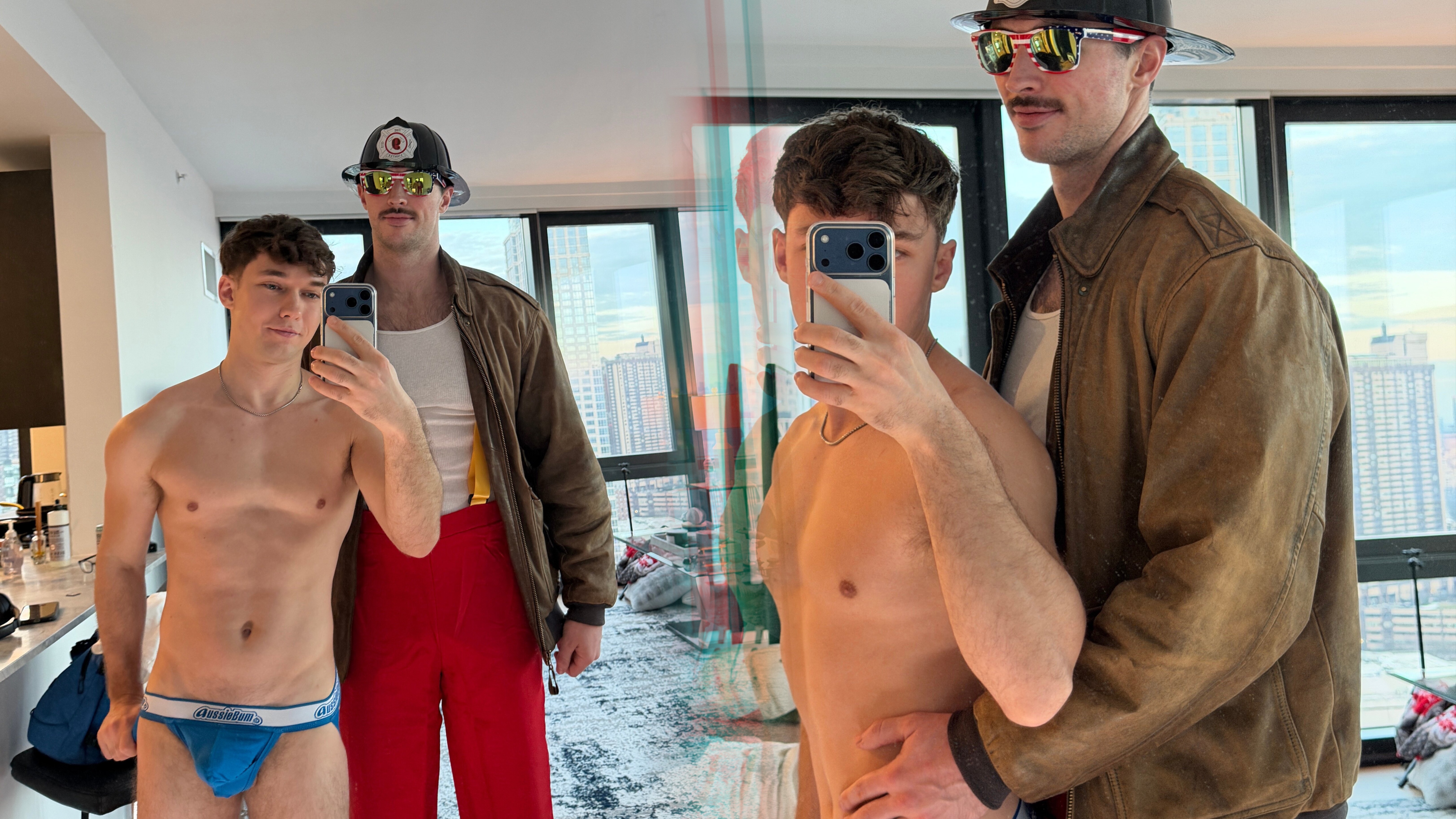 Brand new sex tape with a firefighter - Artiomboyx