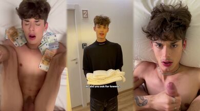 Italian Room Service Boy Fucked For Money By The Hotel Guest - Fedehub_Twink