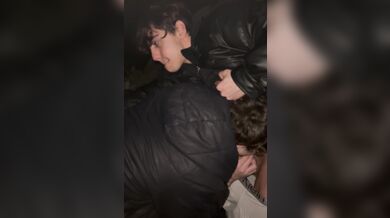 Italian Twink Getting Head Near The Beach At Night