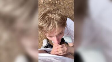 Viktor's Gay Debut, Sucking Two Cocks In The Woods - VikFyre , OnlyCedric , Louis Liveli