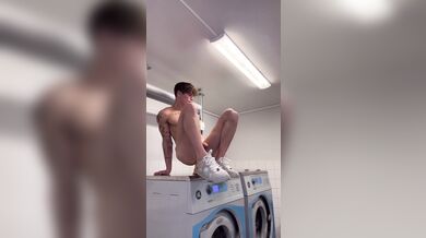 Melvin Moore Finds A Dildo To Ride On While Doing Laundry